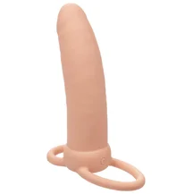 Насадка для двойного проникновения с вибрацией Thick Dual Penetrator телесная