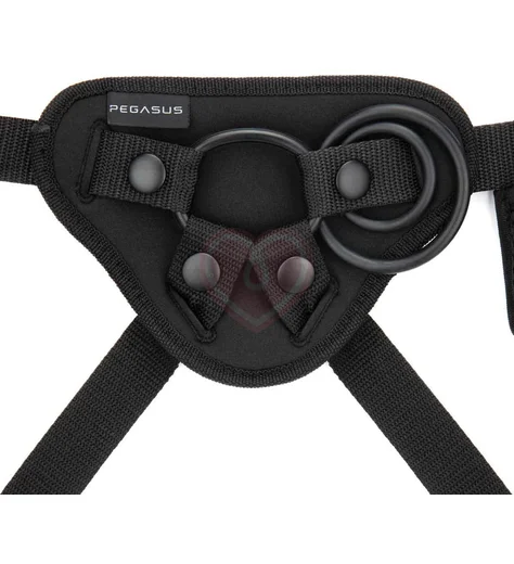 Реалистичный страпон Pegasus с вибрацией и пультом управления 21 см телесный фото 8