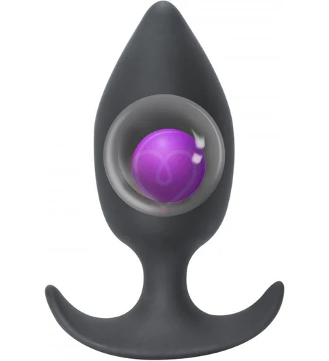 Анальная пробка со смещенным центром тяжести Spice It Up Insatiable серая фото 2