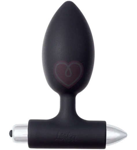 Анальная вибропробка со смещенным центром тяжести Spice it up New Edition Perfection чёрная фото 1