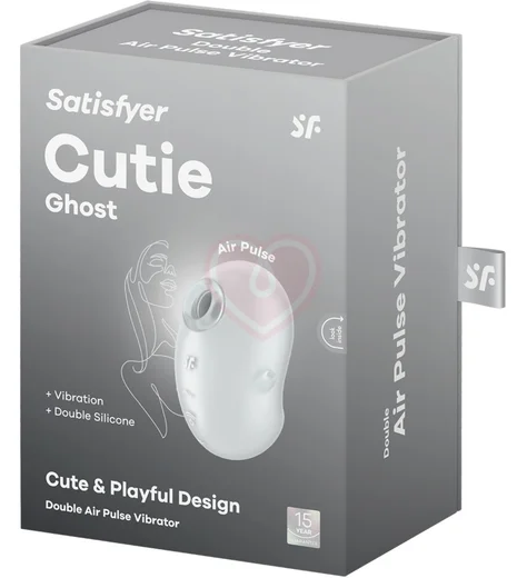 Вакуумый вибростимулятор клитора Satisfyer Cutie Ghost белый фото 2