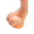 Реалистичный фаллоимитатор на присоске с мошонкой RealStick Nude Nash телесный фото 4
