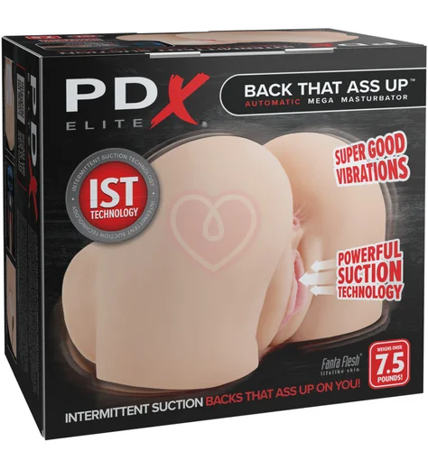 Вибромастурбатор с эффектом всасывания Back That Ass Up фото 3