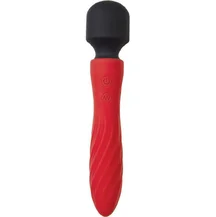 Двусторонний вибратор-массажёр Black Red by Toyfa красный с чёрным