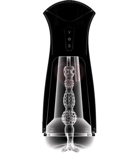 Автоматический мастурбатор с вибрацией и функцией прерывистого вакуума Fuck-Gasm телесный фото 3