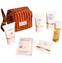 Набор косметики YesforLov La Trousse Enchantee с коричневой косметичкой