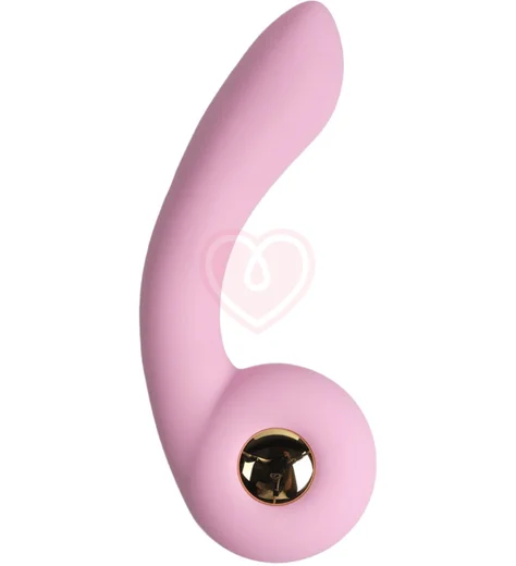 Вибратор с нагревом Youvic Bendable Heating G-Spot розовый фото 1