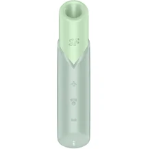 Вакуумно-волновой клиторальный стимулятор помада Satisfyer Naughty Kiss зелёный