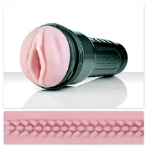 Мастурбатор вагина с вибрацией Fleshlight Vibro Pink Lady с рельефом Touch