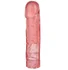 Насадка для страпона Vac-U-Lock Crystal Jellies Dong 20 см розовая фото 1
