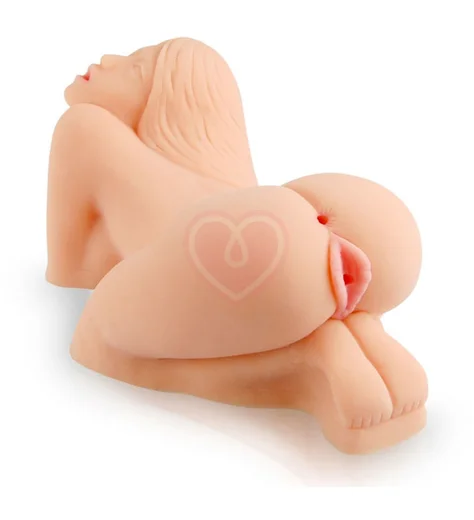 Мастурбатор мини-куколка с 3 отверстиями Kokos Sarah с вибрацией фото 1