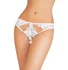Трусики кружевные с ажурными вырезами белые фото 1