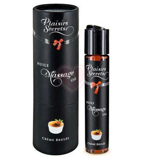 Масло для оральных ласк и массажа Concorde Massage Oil Крем брюле 59 мл фото 1