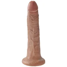 Фаллоимитатор на присоске King Cock 19 см мулат