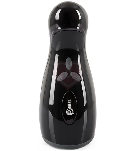 Мастурбатор с вибрацией, пульсацией и функцией подогрева Rebel фото 1