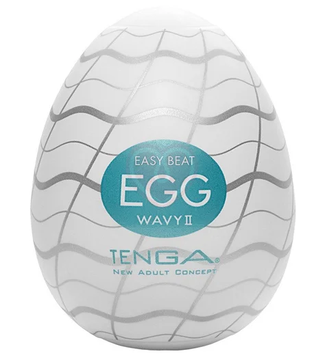Мастурбатор яйцо Tenga Egg Wavy II фото 1