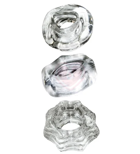 Набор прозрачных эрекционных колец Kanikule фото 1