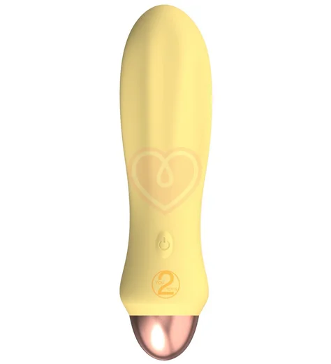 Нежный мини-вибратор Cuties жёлтый фото 1