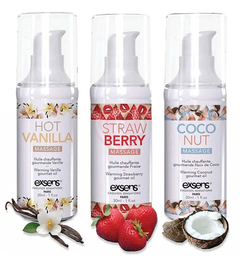 Набор из 3 разогревающих массажных гелей Exsens Let's Travel! фото 1