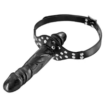 Кляп Fetish Tentation с двойным фаллоимитатором