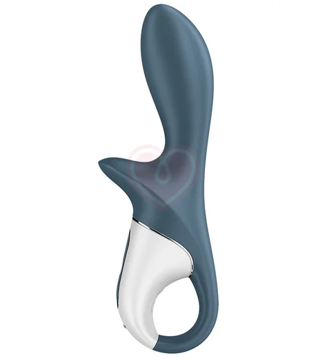 Анальный расширяемый вибратор Satisfyer Air Pump Booty 2 серый фото 1