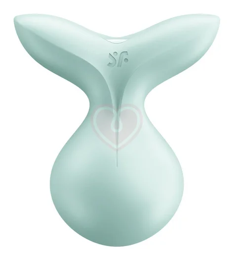 Мини-вибратор с круглым кончиком Satisfyer Viva la Vulva 3 мятный фото 1