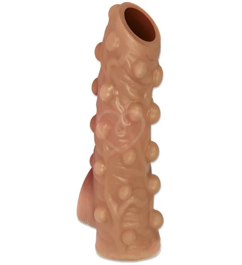 Насадка с открытой головкой и бугорками Kokos Nude Sleeve NS003-S фото 1