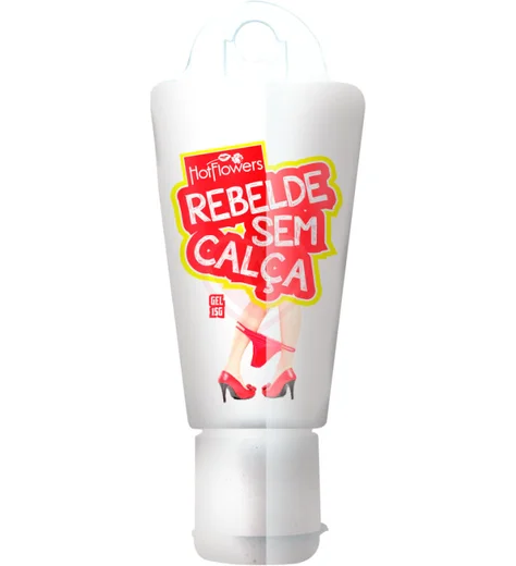Ароматизированный анальный гель Rebelde Sem Calca с разогревающим эффектом 15 г фото 1