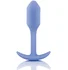 Утяжелённая анальная пробка для ношения b-Vibe Snug Plug 1 мини сиреневая фото 1