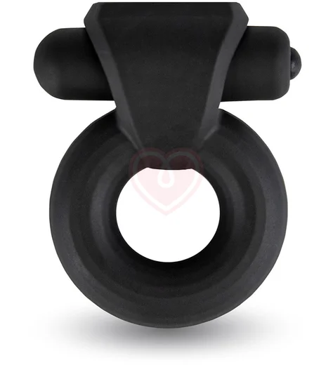 Эрекционное кольцо с вибропулей Velv'Or Rooster Travis черное фото 1
