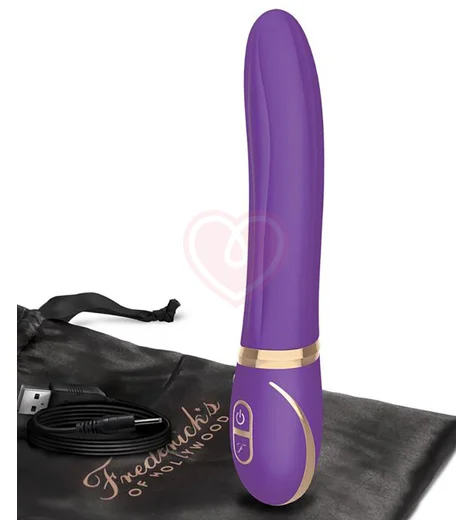 Рельефный силиконовый вибратор Fredericks фиолетовый фото 1