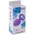 Средняя анальная пробка Emotions Cutie Medium фиолетовая с голубым кристаллом фото 3