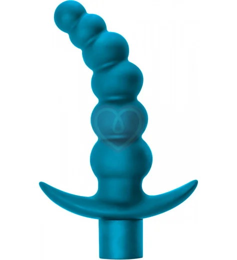 Анальные шарики c вибрацией Spice It Up Ecstasy бирюзовые фото 1