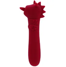 Вибропуля Unihorn Usb Blaze Diablo со стимуляцией язычком красная