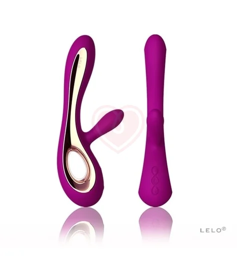 Вибратор с клиторальным стимулятором LELO Soraya лиловый фото 4