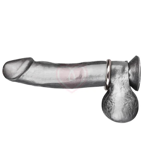 Стальное эрекционное кольцо Stell Cock Ring диаметр 5,2 см фото 1
