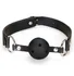 Кляп на ремне с чёрным шариком с отверстиями для дыхания Breathable Ball Gag фото 1