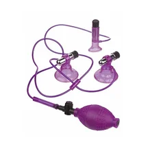 Виброприсоски-помпы для сосков и клитора Triple Suckers