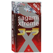 Презервативы Sagami Xtreme Cola со вкусом колы 10 шт