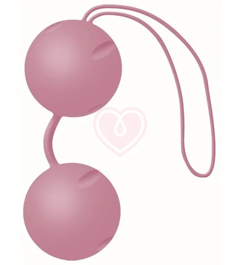 Вагинальные шарики Joyballs Trend матовые розовые фото 1