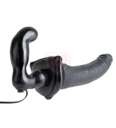 Страпон с вибрацией Deluxe Vibrating Penetrix Strap-On фото 1