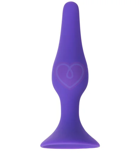 Силиконовая анальная пробка ToyFa A-Toys средняя фиолетовая фото 1
