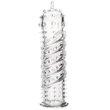 Рельефная стимулирующая насадка на пенис ToyFa A-Toys 15 см