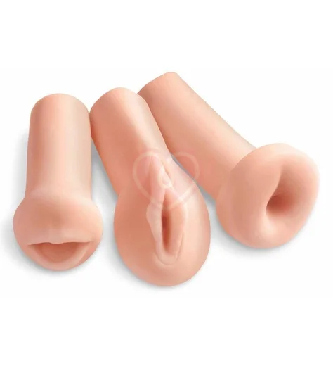 Набор из 3 мастурбаторов Pipedream Extreme Toyz All 3 Holes фото 1