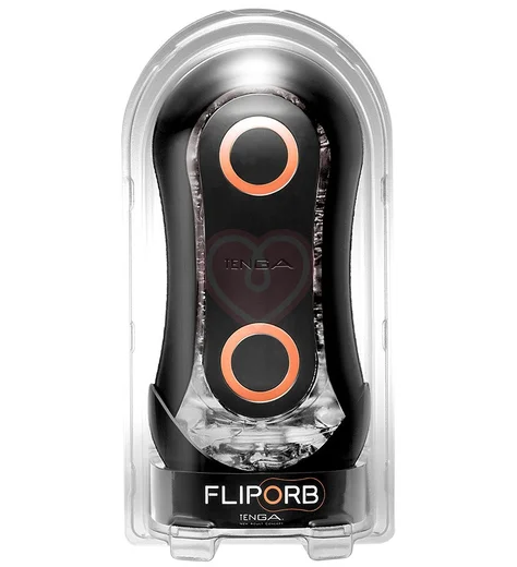 Мастурбатор Tenga Flip Orb Strong Orange Crash чёрный фото 2