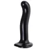 Фаллоимитатор с изгибом и присоской Strap-on-me L чёрный 19 см фото 1