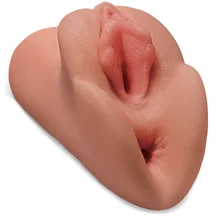 Мастурбатор вагина и попка PDX Plus Perfect Pussy Tan мулатка