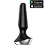 Анальная вибропробка Satisfyer Plug Ilicious 2 с приложением чёрная фото 1
