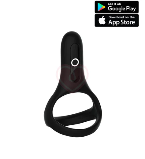 Двойное виброкольцо Magic Motion Rise чёрное фото 1