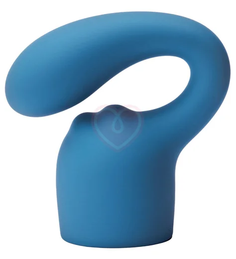 Насадка с утяжелённым кончиком для массажёра Le Wand Petite Glider синяя фото 1